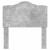 Tăblie cap cu headboard Gri din beton 80 cm Lemn compozit GartenMobel Dekor