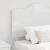 Tăblie cap cu headboard Alb Lucios 80 cm Lemn compozit GartenMobel Dekor