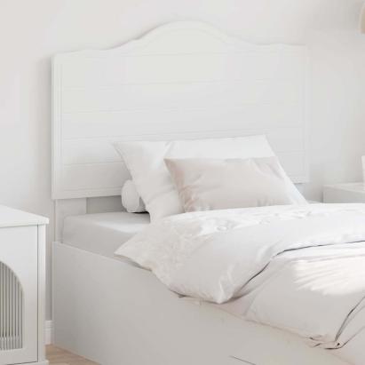 Tăblie cap cu headboard Alb 75 cm Lemn compozit GartenMobel Dekor