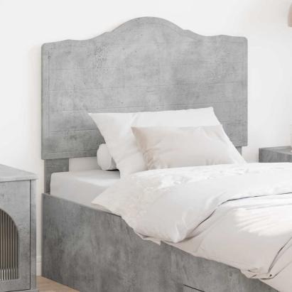 Tăblie cap cu headboard Gri din beton 75 cm Lemn compozit GartenMobel Dekor