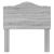 Tăblie cap cu headboard Gri Sonoma 75 cm Lemn compozit GartenMobel Dekor
