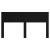 Tăblie cap cu headboard Stejar Negru 200 cm Lemn compozit GartenMobel Dekor