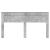 Tăblie cap cu headboard Gri din beton 200 cm Lemn compozit GartenMobel Dekor