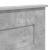 Tăblie cap cu headboard Gri din beton 200 cm Lemn compozit GartenMobel Dekor
