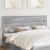 Tăblie cap cu headboard Gri Sonoma 200 cm Lemn compozit GartenMobel Dekor