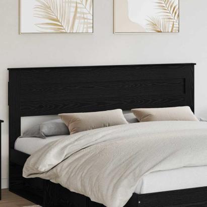 Tăblie cap cu headboard Stejar Negru 180 cm Lemn compozit GartenMobel Dekor