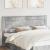 Tăblie cap cu headboard Gri din beton 180 cm Lemn compozit GartenMobel Dekor