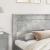 Tăblie cap cu headboard Gri din beton 180 cm Lemn compozit GartenMobel Dekor