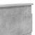 Tăblie cap cu headboard Gri din beton 160 cm Lemn compozit GartenMobel Dekor