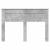 Tăblie cap cu headboard Gri din beton 160 cm Lemn compozit GartenMobel Dekor