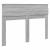 Tăblie cap cu headboard Gri Sonoma 160 cm Lemn compozit GartenMobel Dekor