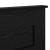 Tăblie cap cu headboard Stejar Negru 140 cm Lemn compozit GartenMobel Dekor
