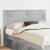 Tăblie cap cu headboard Gri din beton 140 cm Lemn compozit GartenMobel Dekor