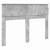 Tăblie cap cu headboard Gri din beton 140 cm Lemn compozit GartenMobel Dekor
