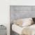 Tăblie cap cu headboard Gri din beton 140 cm Lemn compozit GartenMobel Dekor