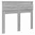 Tăblie cap cu headboard Gri Sonoma 135 cm Lemn compozit GartenMobel Dekor