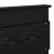 Tăblie cap cu headboard Stejar Negru 120 cm Lemn compozit GartenMobel Dekor