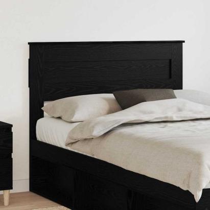 Tăblie cap cu headboard Stejar Negru 120 cm Lemn compozit GartenMobel Dekor