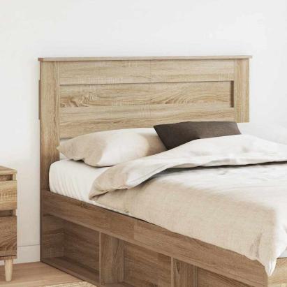 Tăblie cap cu headboard Stejar Sonoma 120 cm Lemn compozit GartenMobel Dekor