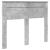 Tăblie cap cu headboard Gri din beton 120 cm Lemn compozit GartenMobel Dekor