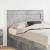 Tăblie cap cu headboard Gri din beton 120 cm Lemn compozit GartenMobel Dekor