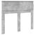 Tăblie cap cu headboard Gri din beton 120 cm Lemn compozit GartenMobel Dekor