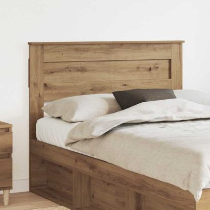 Tăblie cap cu headboard Stejar Artizanal 120 cm Lemn compozit GartenMobel Dekor