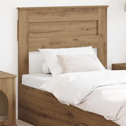 Tăblie cap cu headboard Stejar Artizanal 90 cm Lemn compozit GartenMobel Dekor