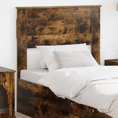 Tăblie cap cu headboard Stejar fumuriu 80 cm Lemn compozit GartenMobel Dekor