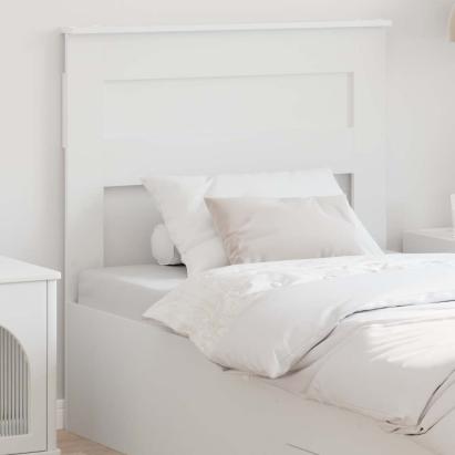 Tăblie cap cu headboard Alb 75 cm Lemn compozit GartenMobel Dekor