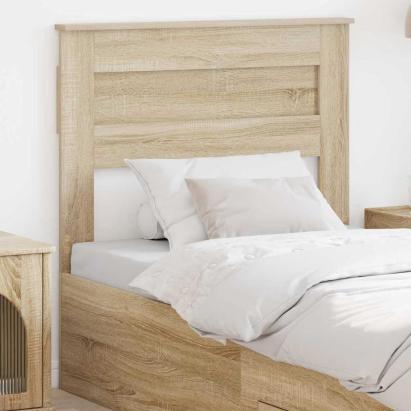 Tăblie cap cu headboard Stejar Sonoma 75 cm Lemn compozit GartenMobel Dekor