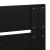 Tăblie cap cu headboard Stejar Negru 200 cm Lemn compozit GartenMobel Dekor