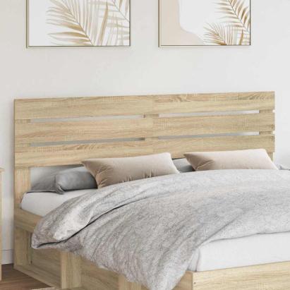 Tăblie cap cu headboard Stejar Sonoma 200 cm Lemn compozit GartenMobel Dekor