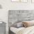 Tăblie cap cu headboard Gri din beton 200 cm Lemn compozit GartenMobel Dekor