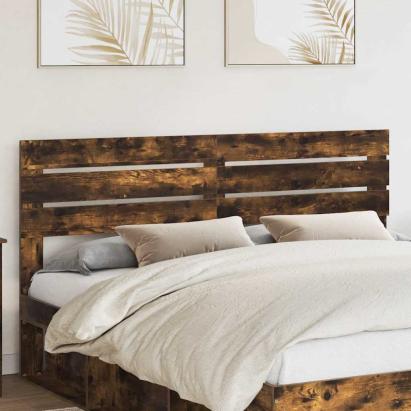 Tăblie cap cu headboard Stejar fumuriu 200 cm Lemn compozit GartenMobel Dekor