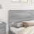 Tăblie cap cu headboard Gri Sonoma 200 cm Lemn compozit GartenMobel Dekor