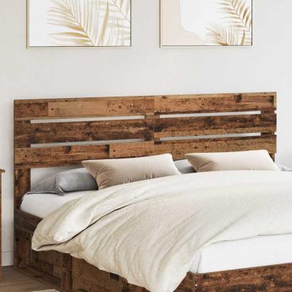 Tăblie cap cu headboard Lemn Vechi 200 cm Lemn compozit GartenMobel Dekor