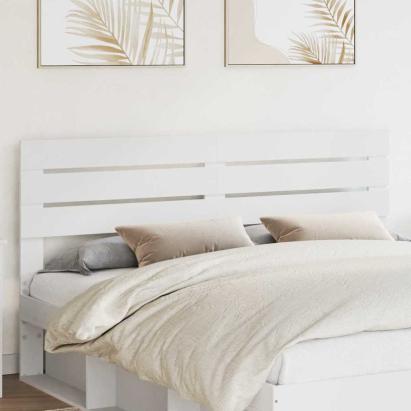 Tăblie cap cu headboard Alb 180 cm Lemn compozit GartenMobel Dekor