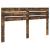 Tăblie cap cu headboard Stejar fumuriu 180 cm Lemn compozit GartenMobel Dekor