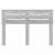 Tăblie cap cu headboard Gri Sonoma 140 cm Lemn compozit GartenMobel Dekor