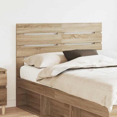 Tăblie cap cu headboard Stejar Sonoma 135 cm Lemn compozit GartenMobel Dekor