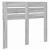 Tăblie cap cu headboard Gri Sonoma 135 cm Lemn compozit GartenMobel Dekor
