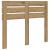 Tăblie cap cu headboard Stejar Artizanal 135 cm Lemn compozit GartenMobel Dekor