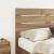 Tăblie cap cu headboard Stejar Artizanal 135 cm Lemn compozit GartenMobel Dekor