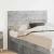 Tăblie cap cu headboard Gri din beton 120 cm Lemn compozit GartenMobel Dekor