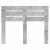 Tăblie cap cu headboard Gri din beton 120 cm Lemn compozit GartenMobel Dekor