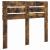 Tăblie cap cu headboard Stejar fumuriu 120 cm Lemn compozit GartenMobel Dekor