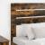 Tăblie cap cu headboard Stejar fumuriu 100 cm Lemn compozit GartenMobel Dekor