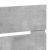 Tăblie cap cu headboard Gri din beton 90 cm Lemn compozit GartenMobel Dekor