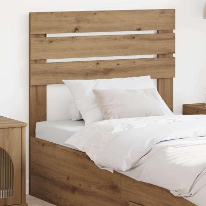 Tăblie cap cu headboard Stejar Artizanal 80 cm Lemn compozit GartenMobel Dekor